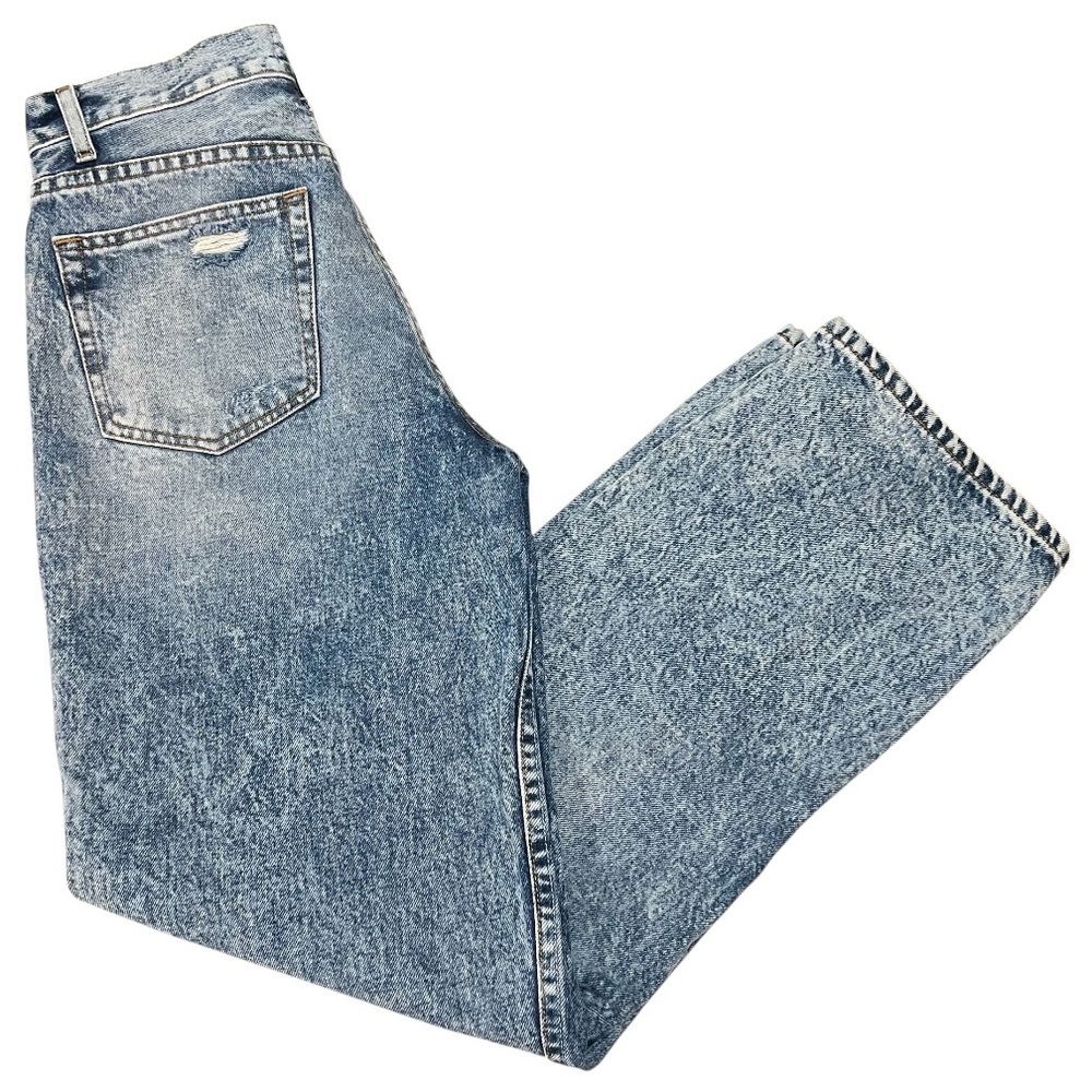 Boyish Ziggy High Rise Distressed Straight Leg Jeans His Girl Friday Women’s 26 - Picture 8 of 13